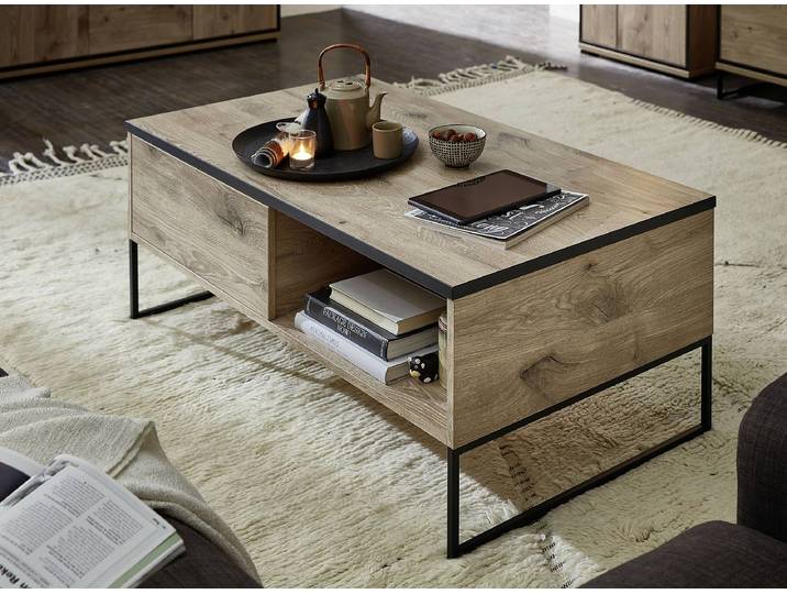 Table basse 115 x 45 x 65cm Marron