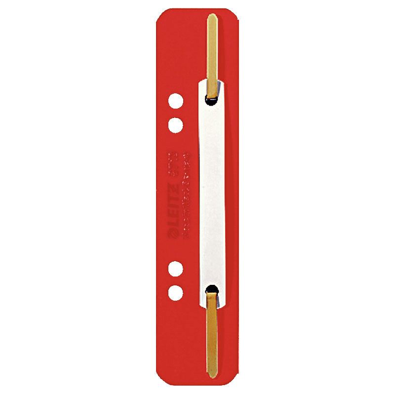 LEITZ 250 Heftstreifen 3710 rot Kunststoff