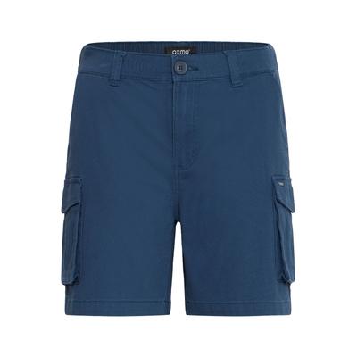 Bermudas OXMO "Bermudas OXKvinne", Damen, Gr. 38, N-Gr, blau (marineblaus), Obermaterial: 99% Baumwolle CO. 1% Elasthan EL., Hosen Bermudas