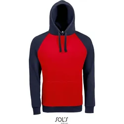 SOLS Unisex Raglan Kapuzen Sweater 2-farbig Hoodie 02998