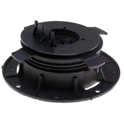 KAHRS Stelzlager PRO "L", 4,6 - 6,9 cm schwarz, selbstnivellierend, Durchmesser 20 cm, für Holz/ Aluminium/ WPC/ BPC Unterkonstuktionen