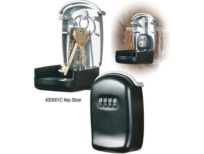 phoenix Safe KS0001C Boîte à clés de secours Key Store - noir\, serrure à combinaison rotative