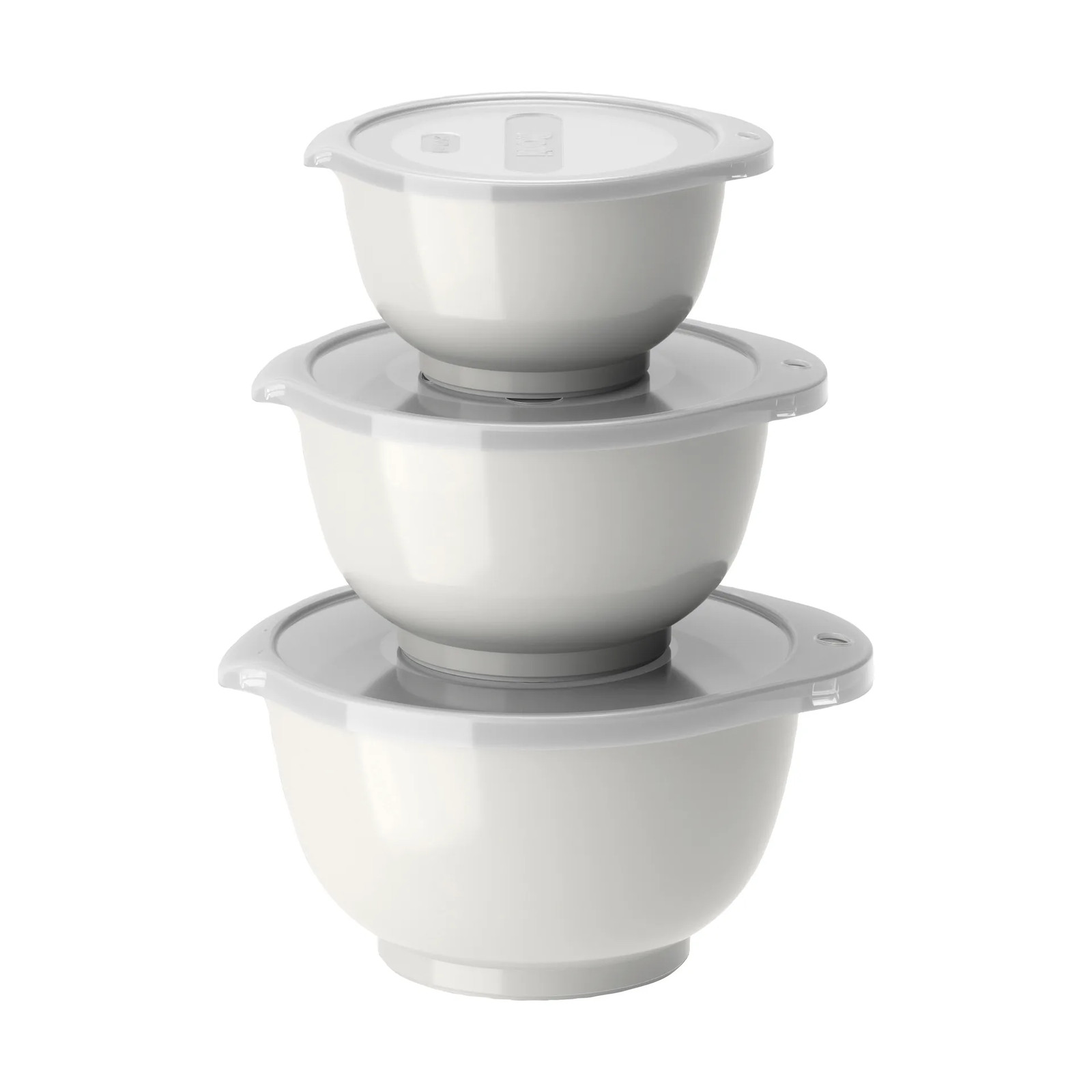 Rosti Sada Minikommenset 3-pack Wit, 0,25 l - 0,75 l, Melamine