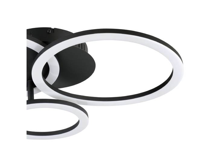 EGLO PARRAPOS-Z, 3 Glühbirne(n), LED, 4300 lm, IP20, Schwarz, Weiß