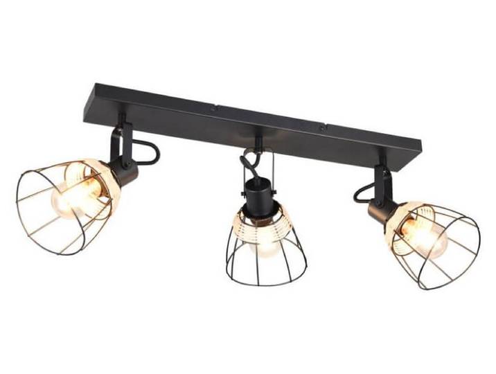 Casalum R86233032 Jerome E27 Strahler 3-fach Schwarz Matt