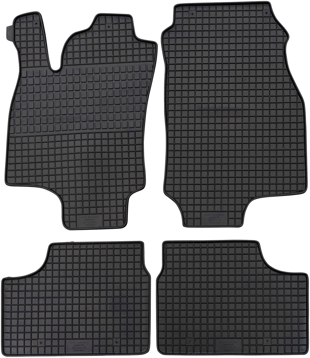 Petex Fußmattensatz Schwarz 58010