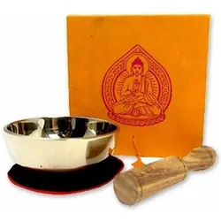 Klangschalen-Center Klangschale (170g)Buddha-Box,orang.5088 (Klangschale), Perkussion, Orange