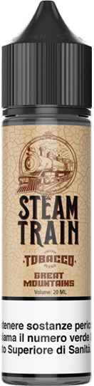 Steam Train Great Mountains Liquido Shot 20ml Tabacco Virginia