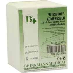 Vliesstoff Kom Bri 7.5x7.5 100 ST
