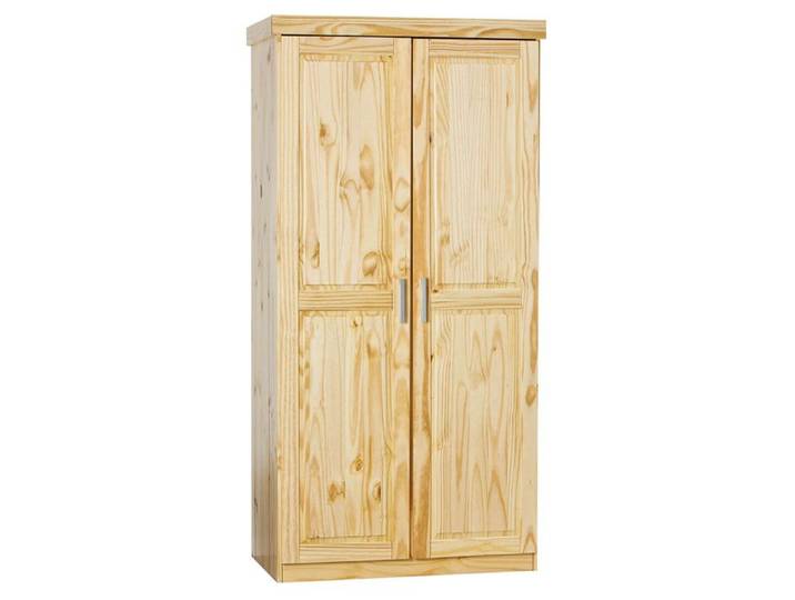 CALI - Armoire 2 Portes Bois Massif Naturel