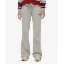 Superdry für Damen. W7011277A Graue Jogginghose ?Athletic Flare? (M), Lässig, Baumwolle