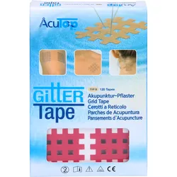 Gitter Tape Acutop Akupunkturpflaster 3x4cm Pink 120 ST