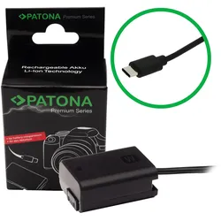 PATONA Premium USB-C Akku-Adapter NP-FW50