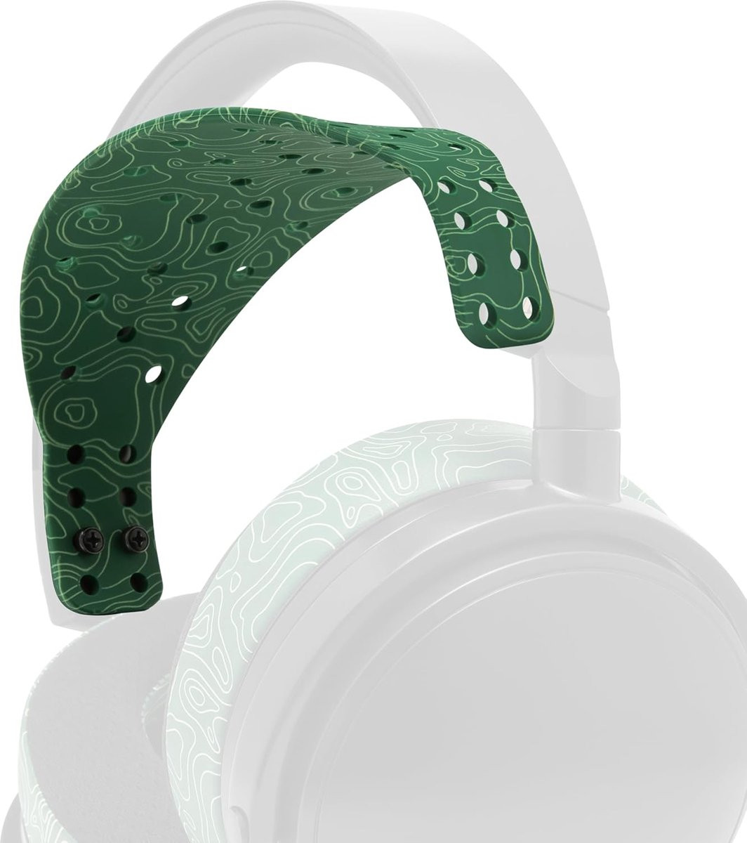 Wicked Cushions HeadbandZ XL Maxwell – Extra brede siliconen hoofdband voor Audeze Maxwell 1 & 2 – Emerald Tide