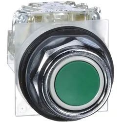 Schneider Electric 9001KR1GH13 Drucktaster, grün Ø 30, flach, o. Rastung, 1W