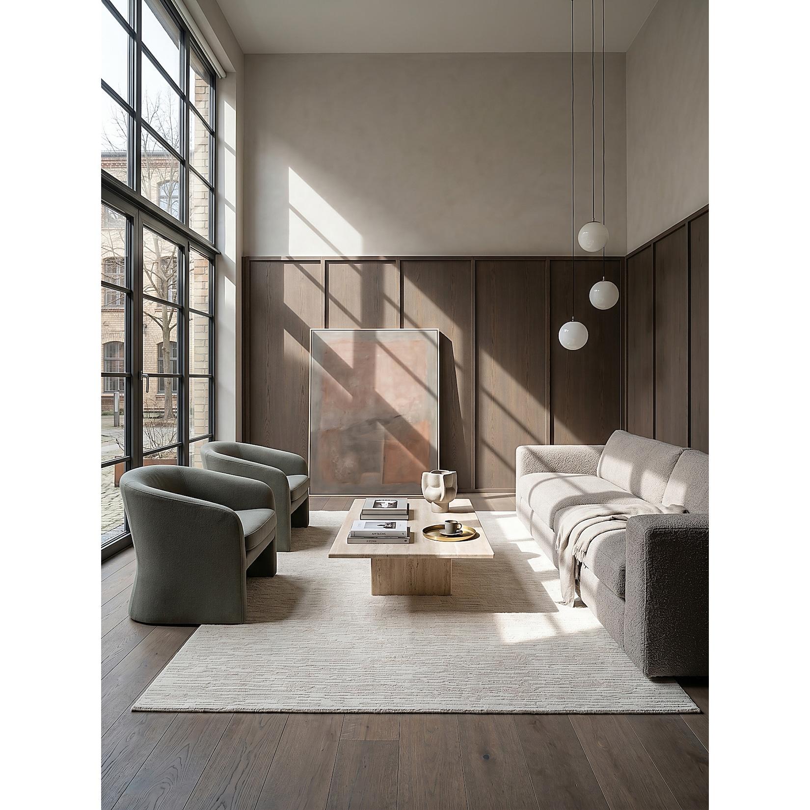 Teppich Pflegeleicht Creme 120x170 cm - KASOS Kadima Design