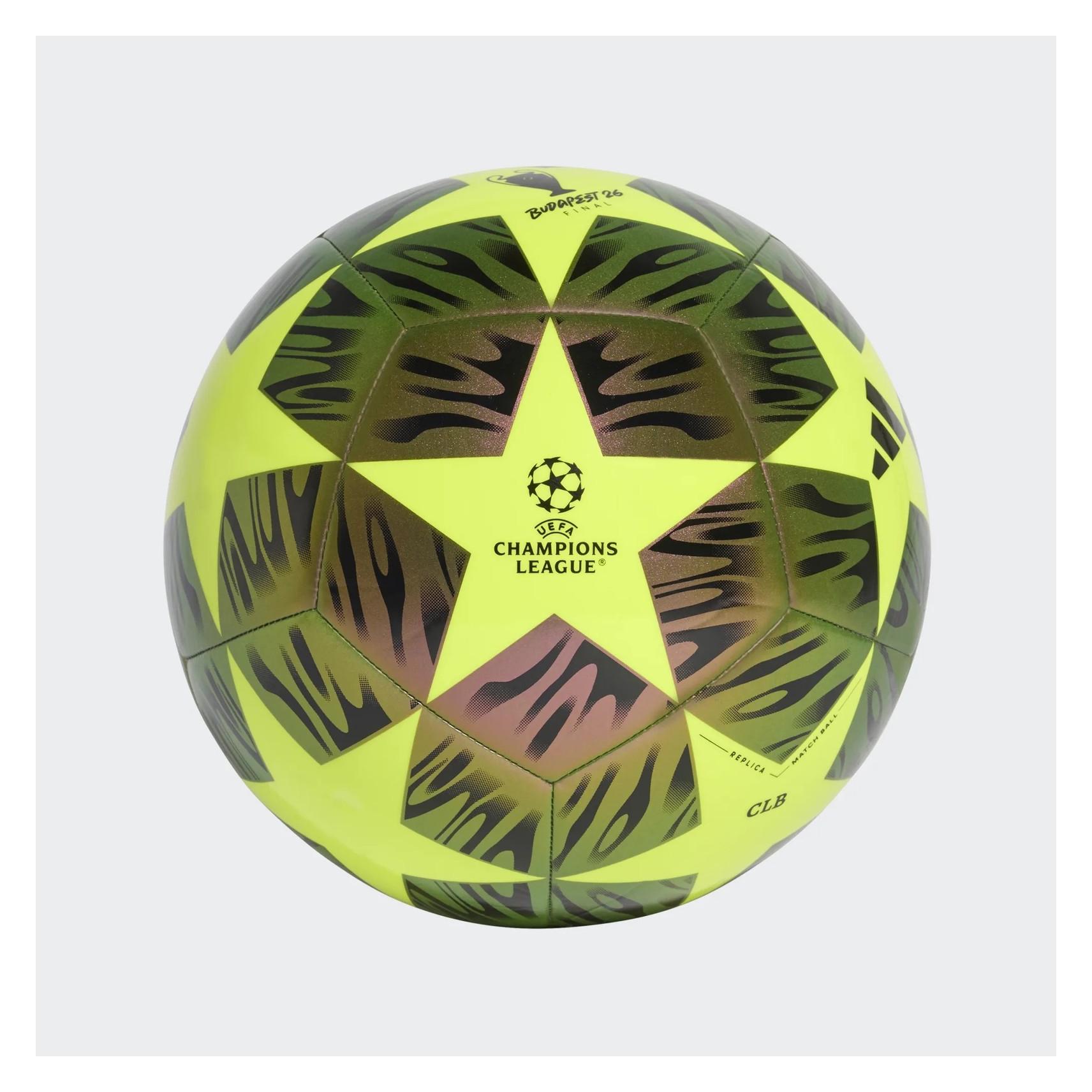Adidas - UEFA Champions League Football Size 5 - Black/Yellow (5) (JX9092)