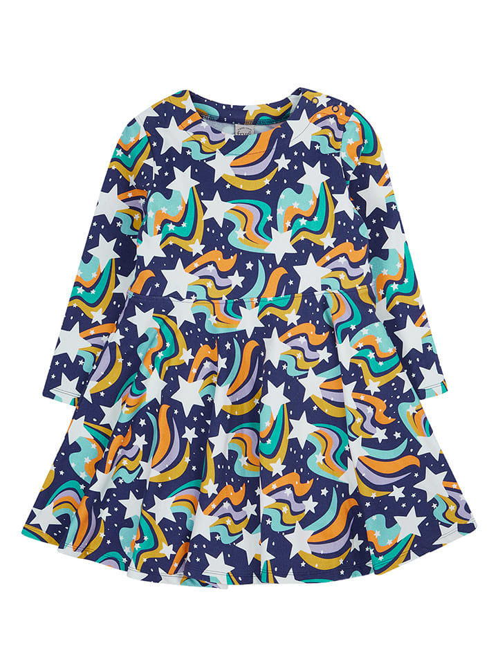 Frugi Kleid "Cosy Skater" in Bunt - 98/104