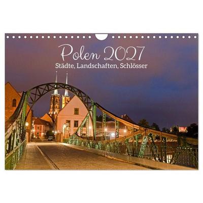 Polen - Städte, Landschaften, Schlösser (Wandkalender 2027 DIN A4 quer), CALVENDO Monatskalender