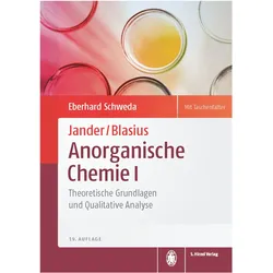 Jander/Blasius Anorganische Chemie I, Fachbücher von Eberhard Schweda