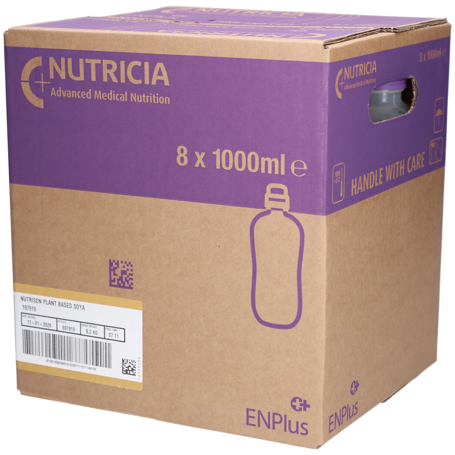 Nutrison Soya PlantBased SmartPack 8x1000 ml Flüssigkeit