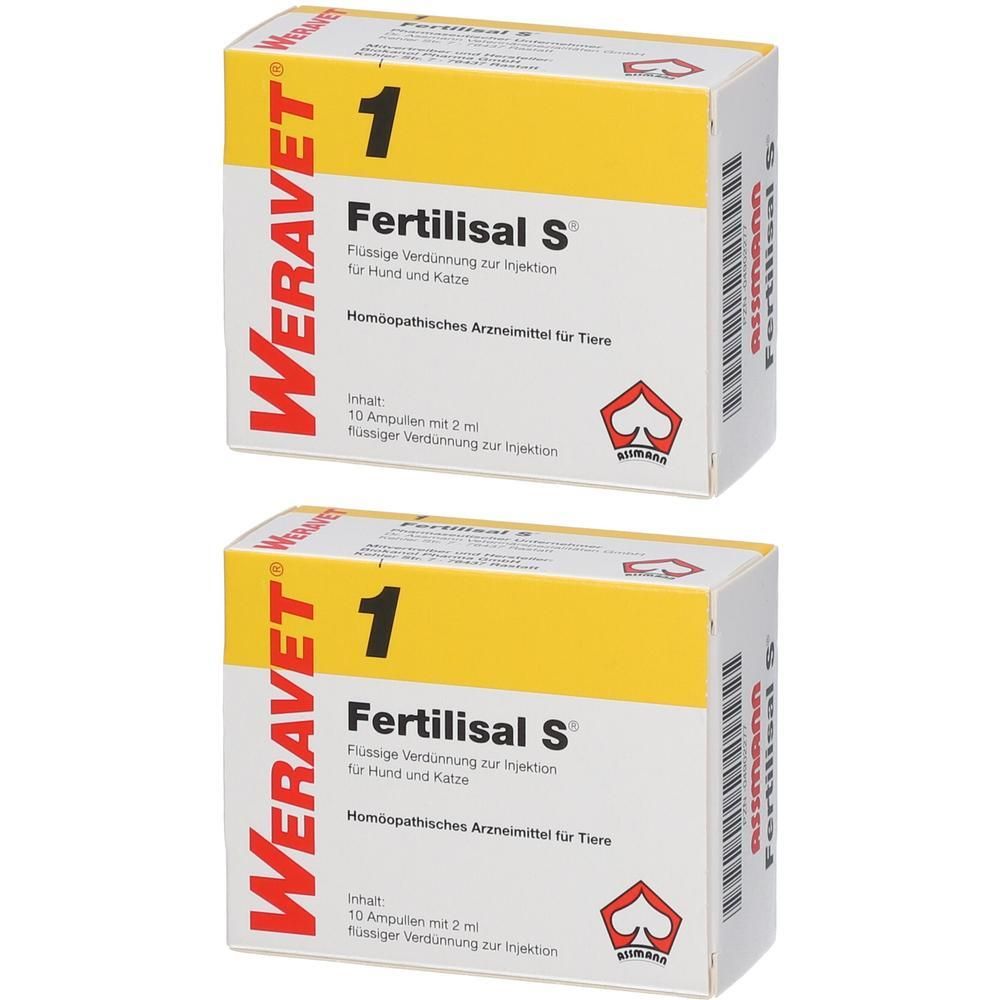 Fertilisal S1 Amp.f.Hunde/Katzen/Heim-u.Zootiere 2x 2x10x2 ml Ampullen