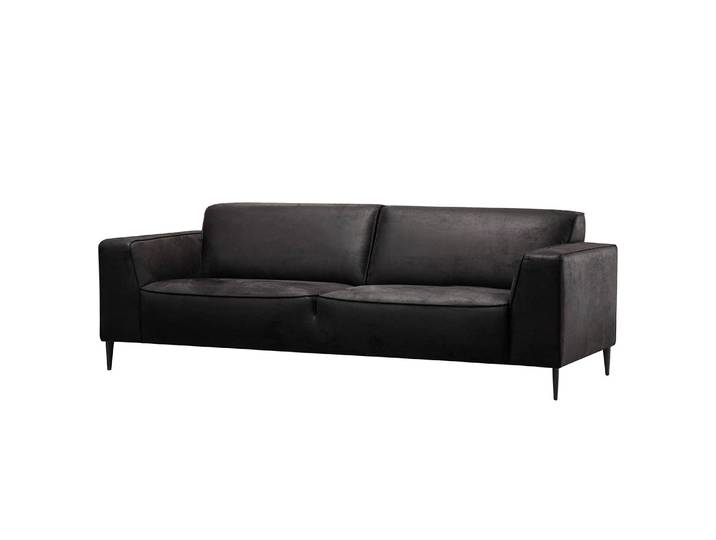 Sofa Chaides 3-Sitzer Grau Mischgewebe Bulan 248cm Keine Funktion Industrial