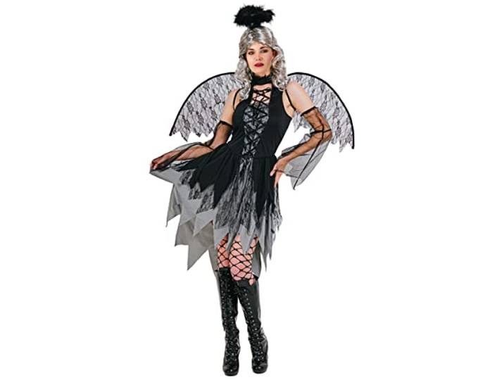 DEGUISE TOI Kostuum engel Gothic dames zwart maat S (36/38)