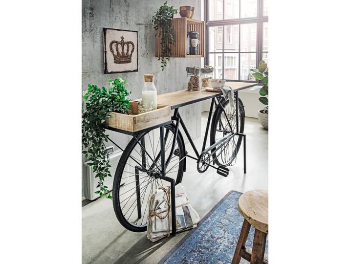 Wohnglücklich by Infantil Unikat Fahrrad-Konsole Blacky 185x86x35