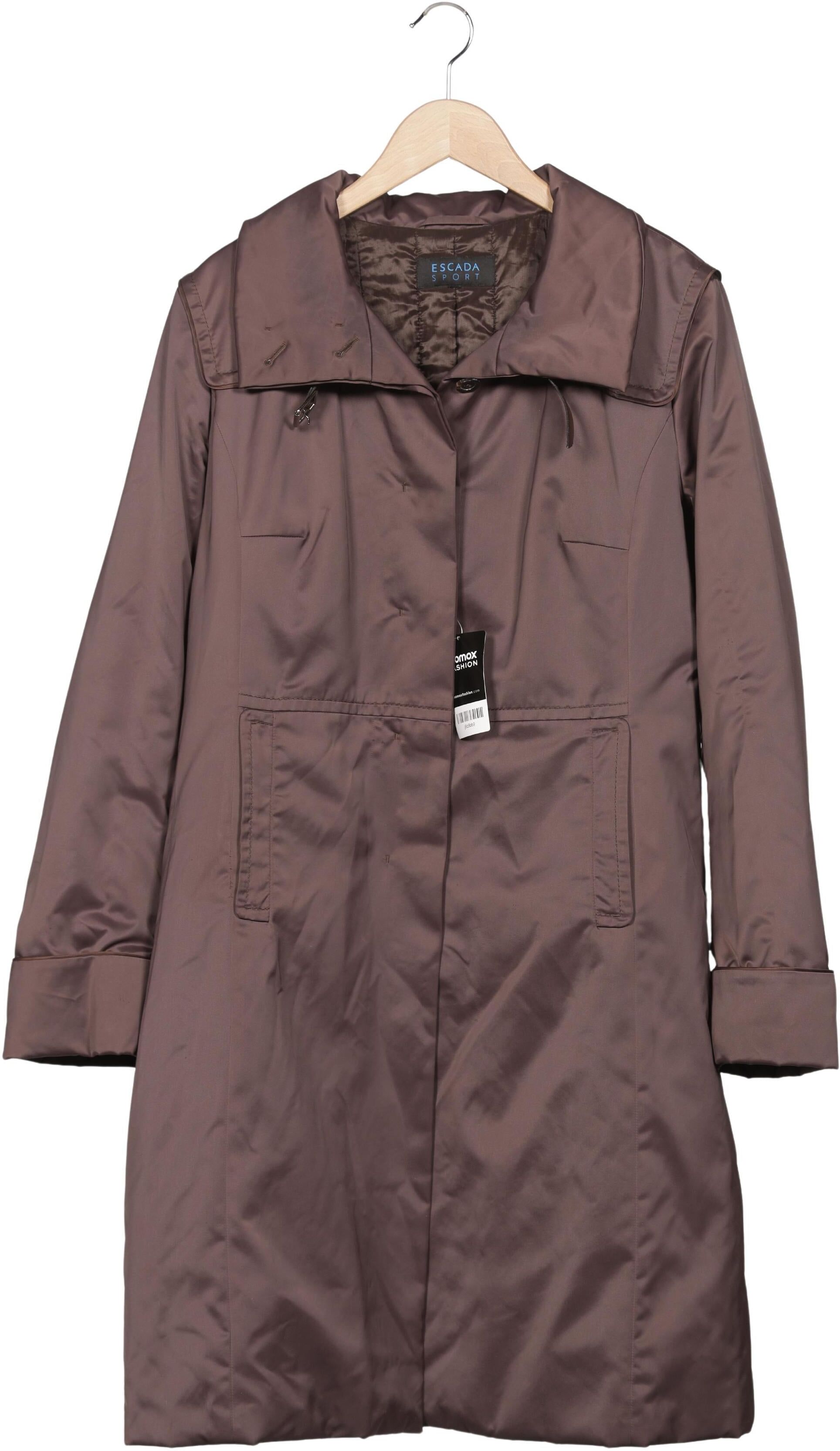 Escada Sport Damen Mantel, Braun, Gr. M, Viskose / Synthetik - Second Hand