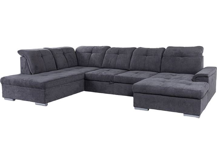 Ecksofa ENERGY Stoff grau anthrazit