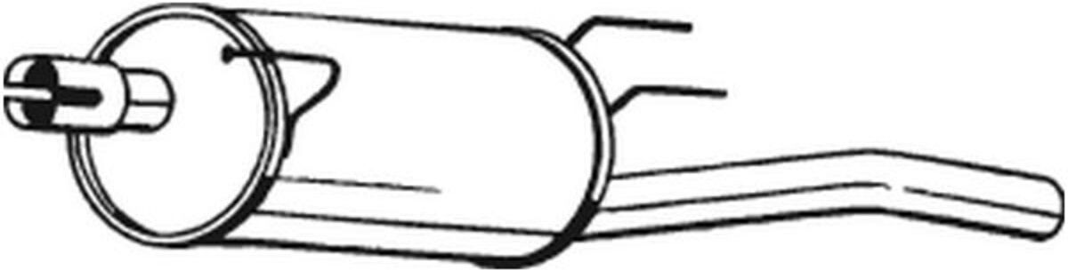 Bosal Silenziatore posteriore 185-637