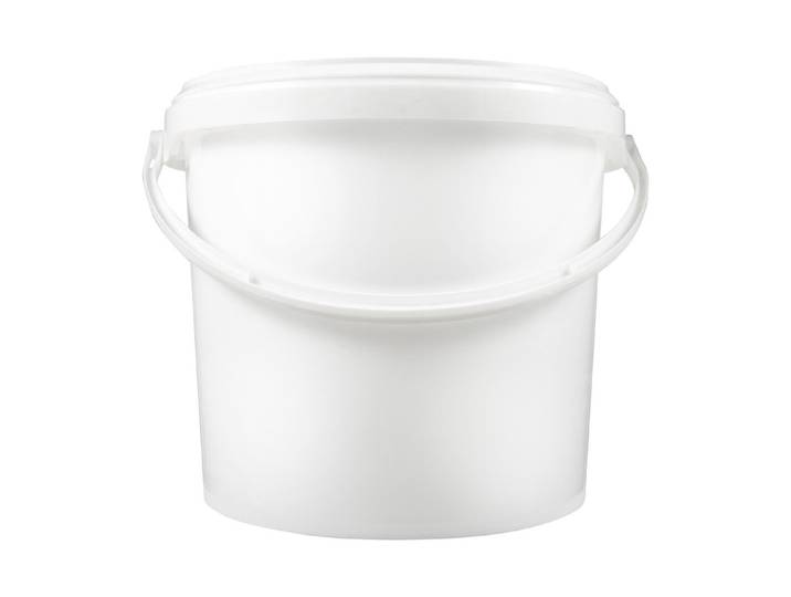 Farbeimer Weiss 3.9 l 17.5 x 21 x 17.5 cm Ø 18.5 cm Kunststoff