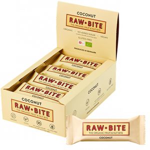Raw-Bite Fruchtriegel Rohkost Riegel Coconut, BIO, ohne Zuckerzusatz, je 50 g, 12 Riegel