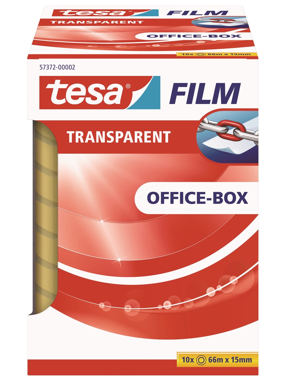 tesa film tape 10 x 66m x 15mm Transparent