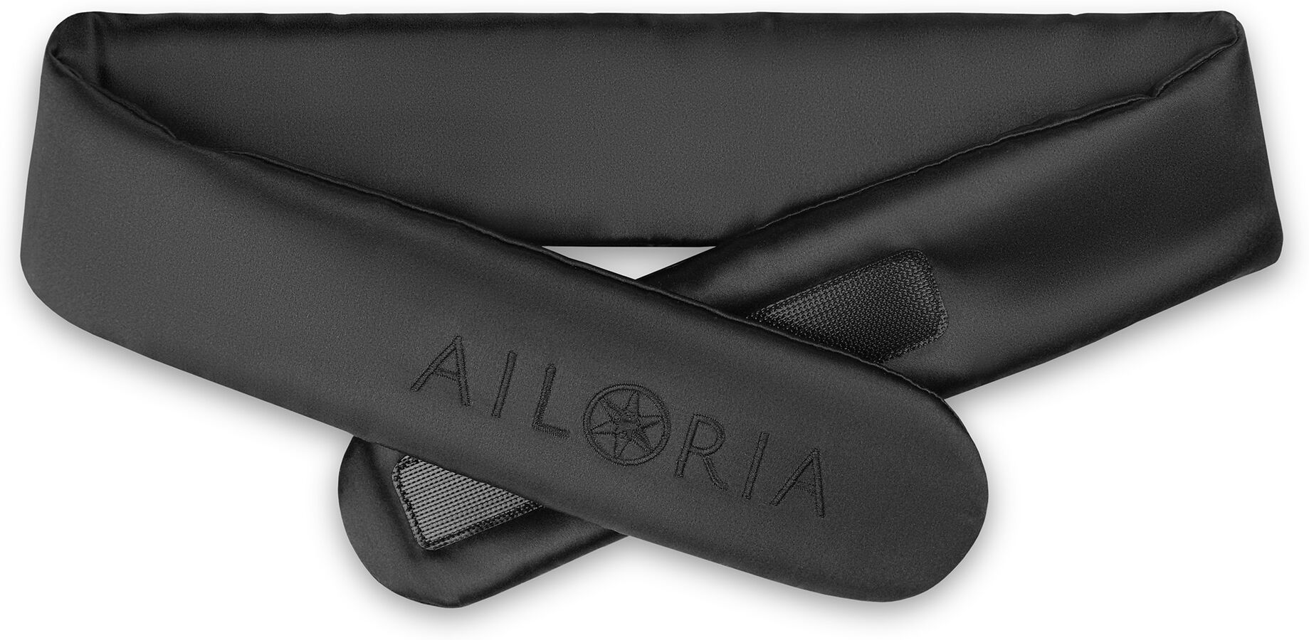 Diadem AILORIA "Haarband aus Seide LUXE SWEEP", Damen, schwarz, Modetücher Diadem