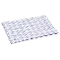 Geschirrtuch Vileda Microfaser Tea Towel weiß-blau 40x60 cm Trocknen und Polieren mit nur einem Tuch
