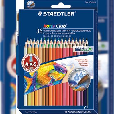 STAEDTLER Farbstift Noris Club aquarell 36-er Etui Packung mit 5 Stück