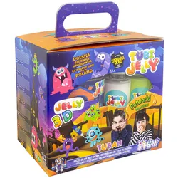 Tuban 6-farbiges Tubi Jelly-Set mit kleinem Aquarium – Monster