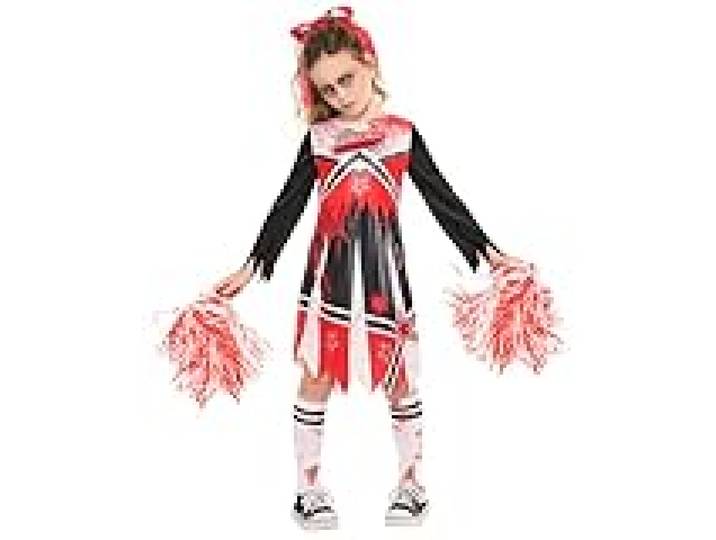 Rubies Déguisement de pom-pom girl Zombie officiel pour enfant Taille 9-10 ans