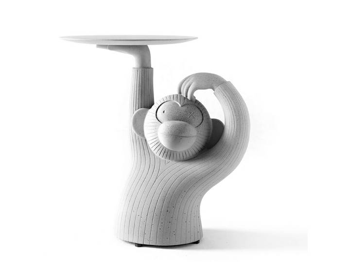 BD BARCELONA DESIGN table basse MONKEY (Gris - Ciment)