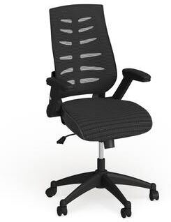Flash Furniture High Back Designer Mesh Swivel Executive Ergonomic Chair with Flip-Up Arms