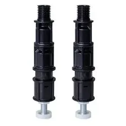 Bette BetteAir Unterstützungsfuß-Set B57-0406 2 Stück, höhenverstellbar, mit Epoxid-Klebstoff 24ml