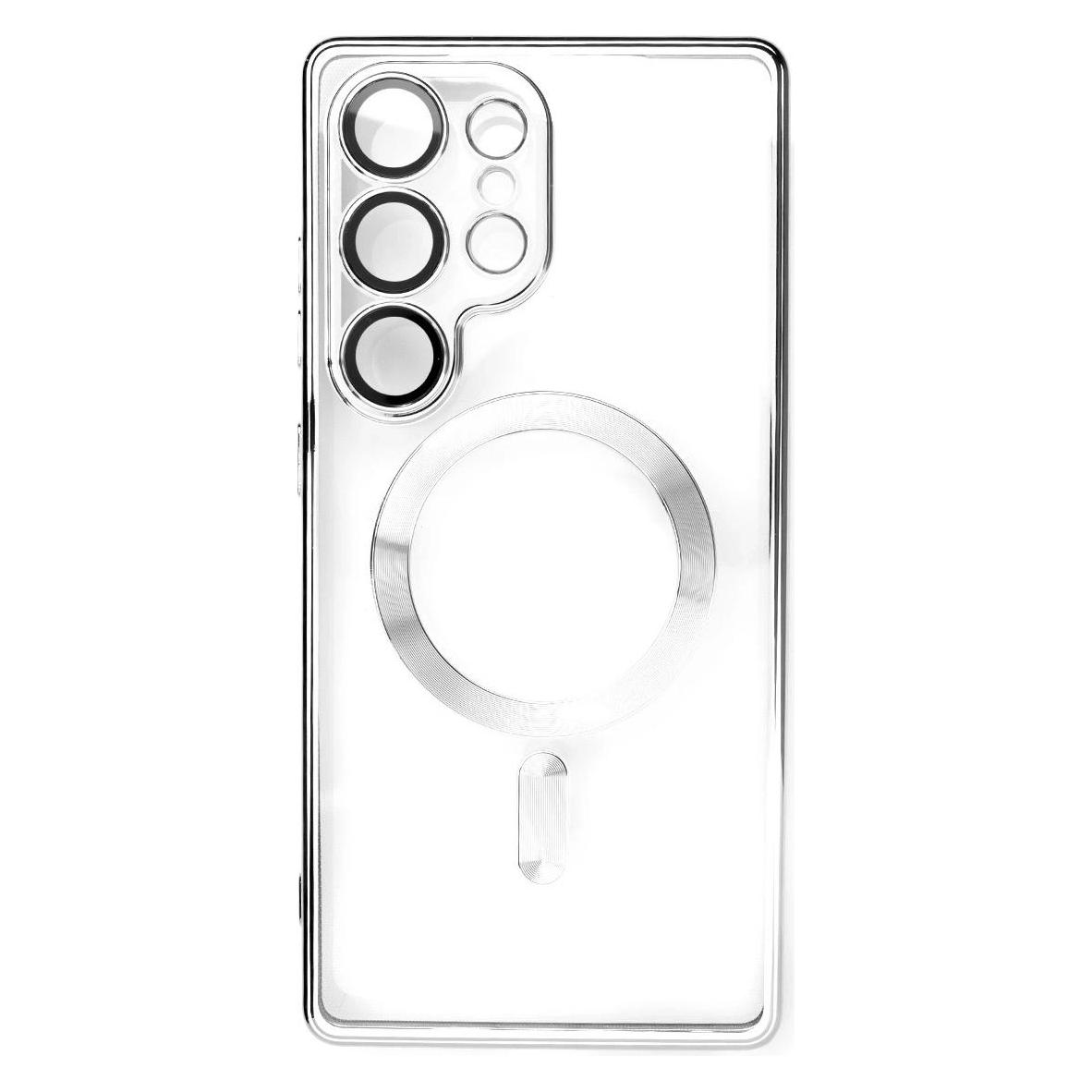 Hurtel Galvanisierte Hülle mit MagSafe für iPhone 16e - Silber (Apple iPhone 16e, Apple iPhone 17e) (58273346)