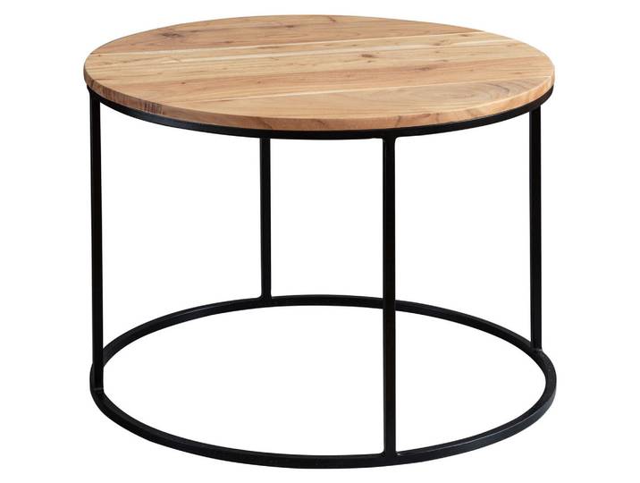 Mid.you Couchtisch, Akazie, Holz, Akazie, massiv, rund, rund, 60x43x60 cm, Holzmöbel, Holztische, Couchtische Holz