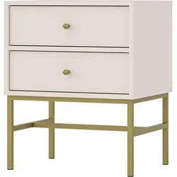 NACHTTISCH TORINO 51,8/62,5/40,8 cm Beige