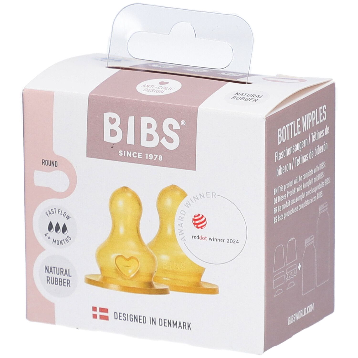 Bibs Zuigfles Spenen Latex Duopack Fast 2st 2 St Sauger