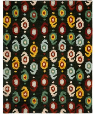 SAFAVIEH Handmade Ikat Estefany Modern Wool Rug