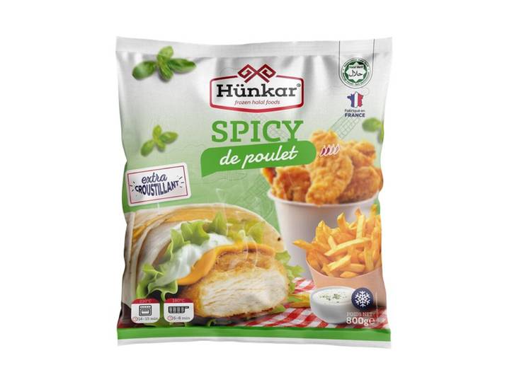 HÜNKAR Poulet halal épicé 800 g