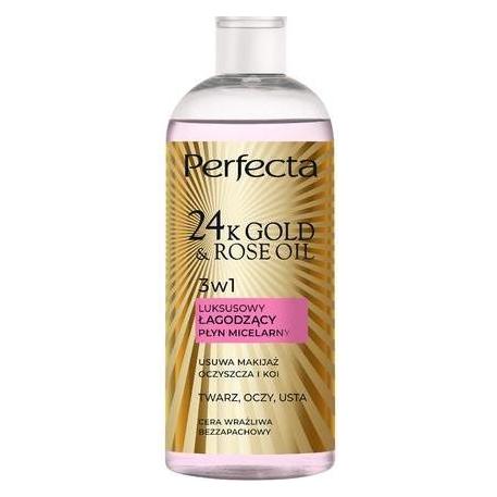 Perfecta 24k Gold Rose Oil Micellar Liquid für empfindliche Haut 400ml (Mizellenwasser, 400 ml) (46535928)